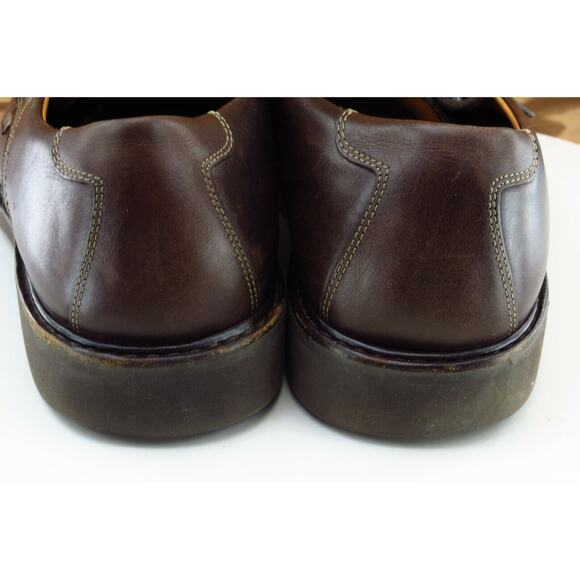 Mephisto‎ Shoes Sz 10 M Square Toe Brown Derby Oxfords Leather Men - Picture 5 of 9
